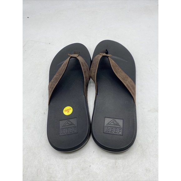 Reef Journeyer Men\'s Size 14 Flip-Flop Cushion Comfort Sandals Black / Brown D5